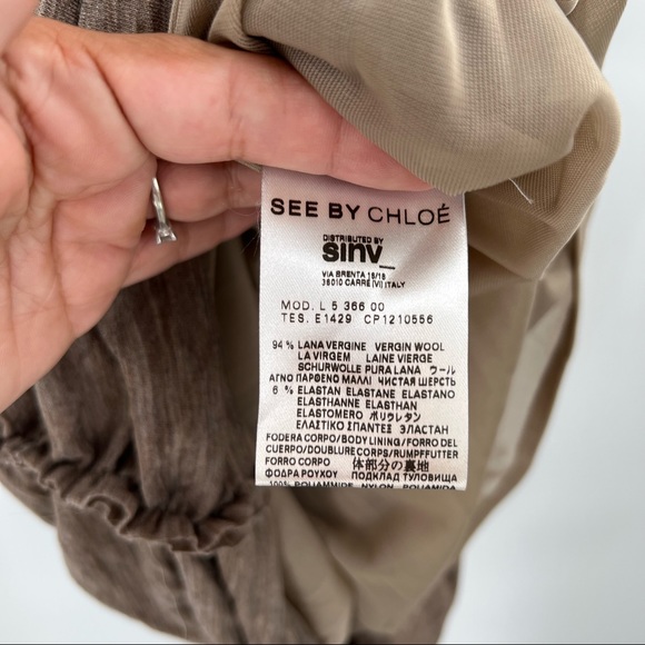 See by Chloe gathered bodycon long sleeve dress - Picture 10 of 10